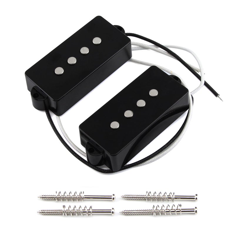 FLEOR Alnico 5 P Bass Pickups Humbucker Pickup for 4 String P Bass Replacement - Image 1
